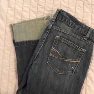 Aeropostale cropped boot cut jeans.  In like new condition.